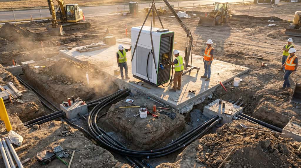 កម្មករសំណង់-ដំឡើង-ឌីស៊ី-សាកថ្មលឿន