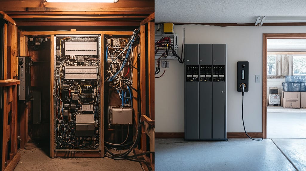 The Before & After of an Electrical Panel Upgrade